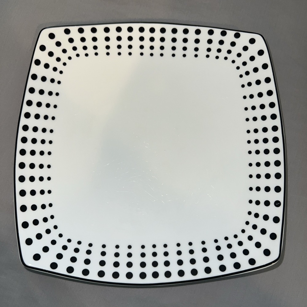 4 Dining Redesigned by Mikasa Cheers Square Salad Plates RARE